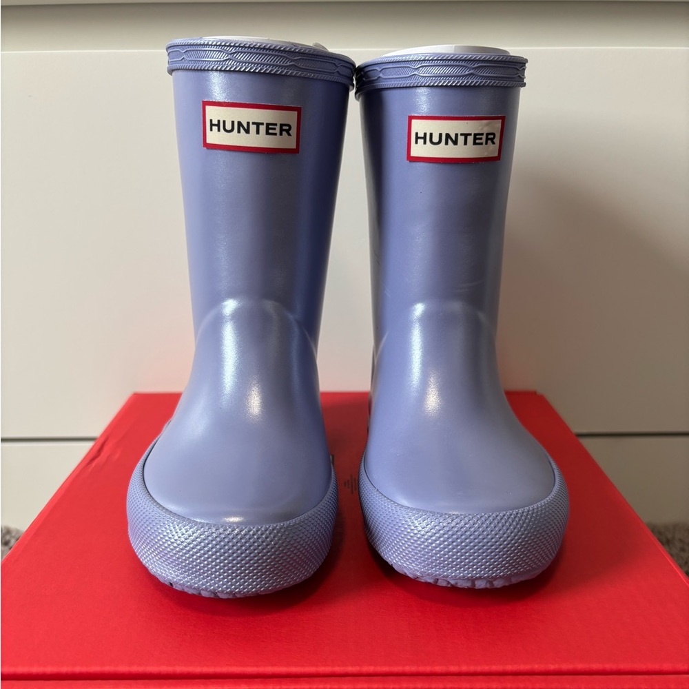 Hunter Girl's Original First Classic Nebula Rain Boots Size 7/8 (UK 6) - Picture 5 of 5